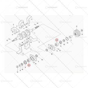 Zmaj - RULMENT OSCILANT AX TOCATOR CULEGATOARE PORUMB ZMAJ