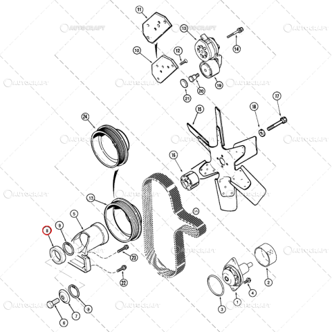 RULMENT SUPORT POMPA APA CASE-IH [1]