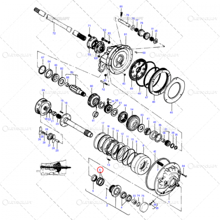 SEGMENT AX CUTIE VITEZE MASSEY FERGUSON [1]