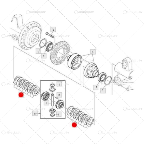 SET DISCURI FRICTIUNE PUNTE FATA JOHN DEERE, FENDT [1]