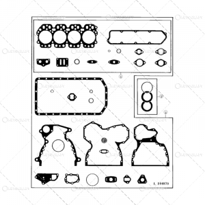 Set garnituri chiulasa - SET GARNITURI MOTOR (X4) JOHN DEERE