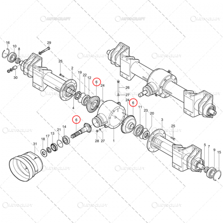 RP405 - SET PINIOANE 11X23 GRUP PRESA BALOTI WELGER RP202, RP220, RP235, RP405, RP435, RP502, RP520