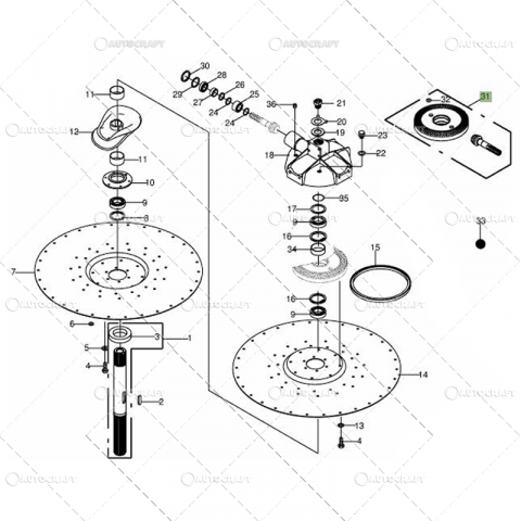 SET PINIOANE Z=10/62 GRUP GREBLA KRONE [1]