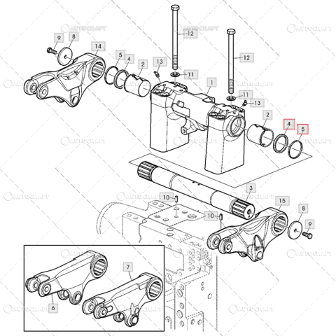 SET SIMERING AX RIDICARE HIDRAULICA JOHN DEERE [1]