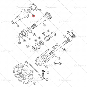 Simering priza de putere - SIMERING AX PRIZA PUTERE CASE IH