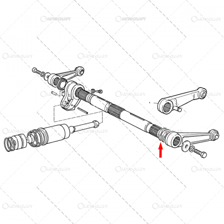Bucsa, inel, oring, piese arbore ridicare - SIMERING AX RIDICARE HIDRAULICA FIAT, CASE IH