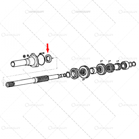 Simering ambreiaj - SIMERING MANSON AMBREIAJ FIAT