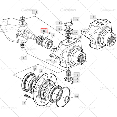 SIMERING PLANETARA FATA APL2045, AS2045, AS2060, DEUTZ, JOHN DEERE, LAMBORGHINI, SAME [2]