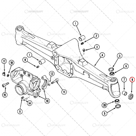 SIMERING PLANETARA FATA CASE IH Ø 40 X 55 X 10 MM [2]