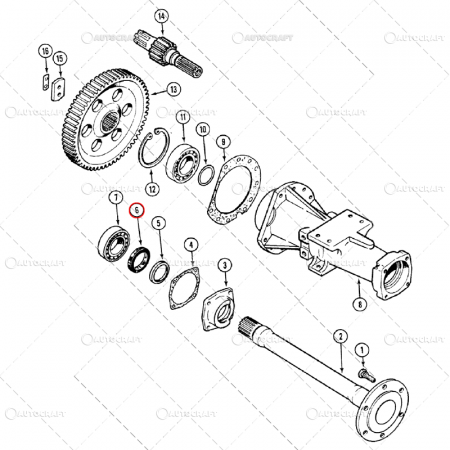 Disc de ambreiaj pentru propulsie - SIMERING PLANETARA SPATE CASE IH