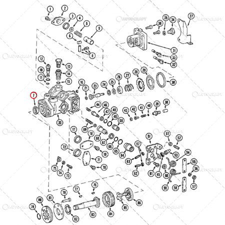 SIMERING POMPA INJECTIE CASE IH, DAVID BROWN [2]