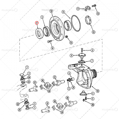 SIMERING ROATA FATA CASE IH, JOHN DEERE, FORD [2]