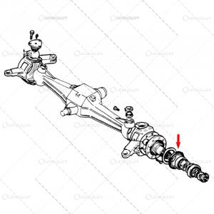 Simering butuc - SIMERING ROATA FATA FIAT