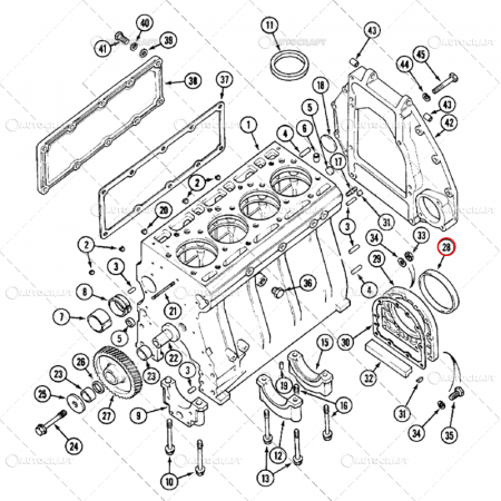 SIMERING SPATE ARBORE MOTOR CASE IH, SAME, FENDT, RENAULT [1]