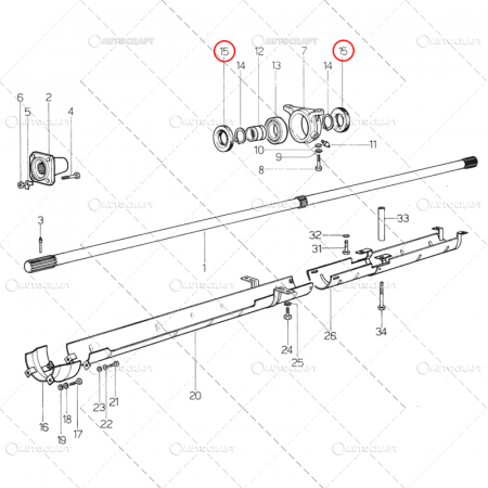SIMERING TRANSMISIE FATA 4X4 SAME [4]