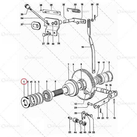 SIMERING TRANSMISIE FATA 4X4 SAME [3]