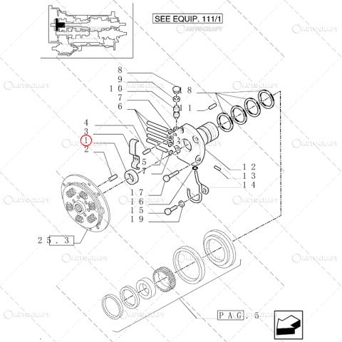 SIMERING TRANSMISIE NEW HOLLAND, CASE-IH, FORD, STEYR Ø 36 X 50 X 10 MM [2]