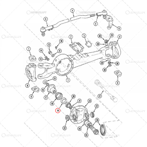 Punte fata 4 roţi motrice - SIMERING TRANSMISIE PUNTE FATA CASE IH