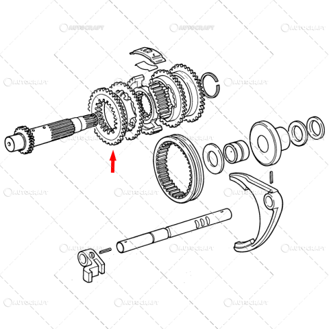 Fiat - SINCRON INVERSOR FIAT 1280, 1280DT