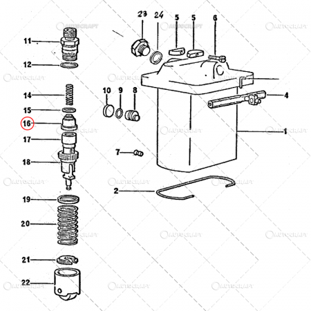 SUPAPA VENTIL ELEMENT POMPA INJECTIE SAME, LAMBORGHINI, HURLIMANN [1]