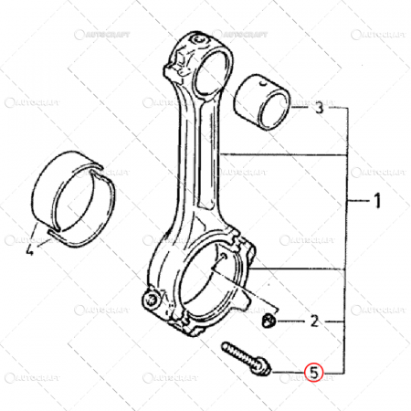 SURUB BIELA DEUTZ, FENDT, MWM M12 X 1.5 - L 65 MM [1]