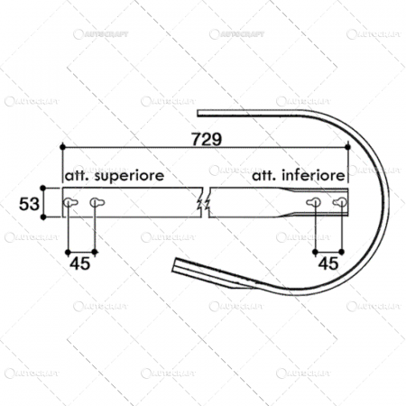 Piese utilaje - TABLA PICK-UP PRESA BALOTI MASCAR
