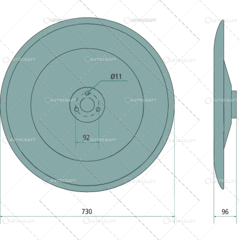 TALER INFERIOR COASA PZ CM 165, CM 166 [1]