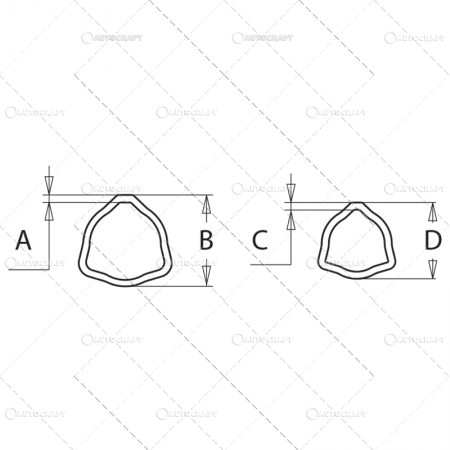 TEAVA TRIUNGHI CARDAN, GROSIME T5, INTERIOR 45MM, EXTERIOR 51MM  LUNIGIME 1M [1]