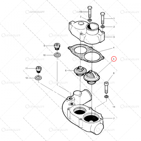 TERMOSTAT CASE IH, MASSEY FERGUSON, LANDINI, FENDT [2]