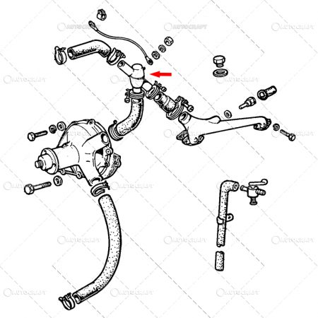TERMOSTAT FIAT 750, 850, 880, [2]