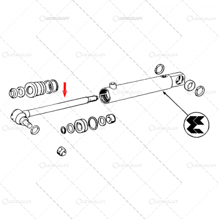 TIJA CILINDRU DIRECTIE FIAT CU CAP DE BARA FIAT [1]