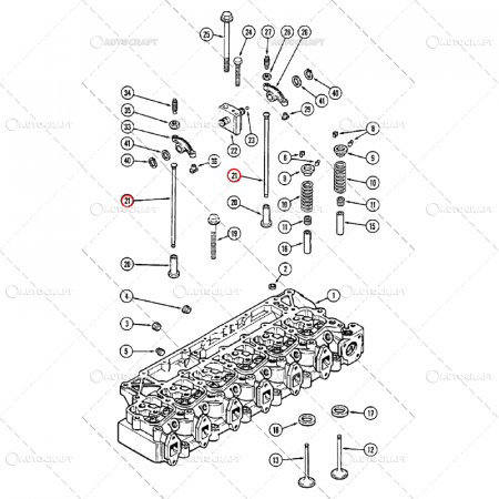 TIJA CULBUTORI CASE IH, MAXXUM, CUMMINS [1]