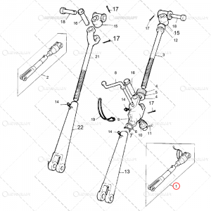 TIJA REGLABILA CU MANIVELA MASSEY FERGUSON [4]