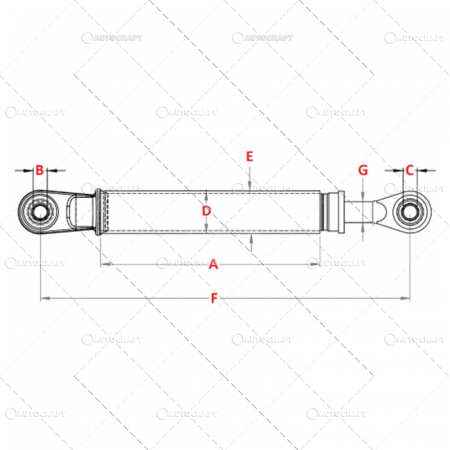 TIRANT CENTRAL HIDRAULIC 55CM [2]
