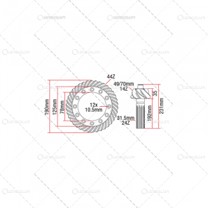 Z-14/44 GRUP CONIC CASE IH APL345 [3]