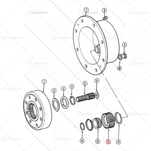 PINION SATELIT FATA CASE IH, JOHN DEERE, FORD Z=34 [1]
