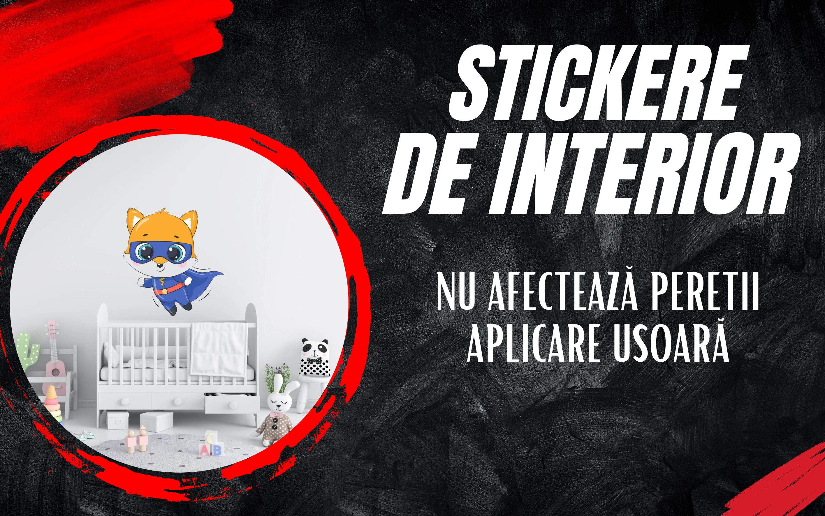 banner stickere de interior