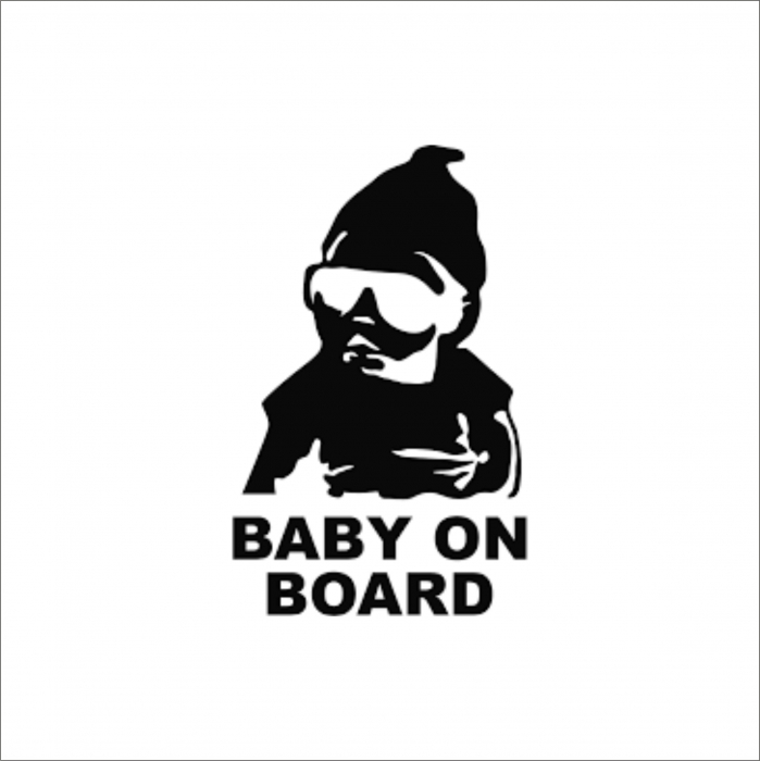 COOL BABY ON BOARD [1]
