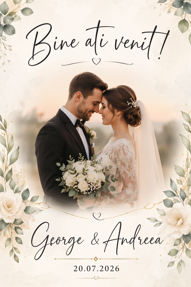 PANOU PERSONALIZAT CU POZA SI TEXT - EVENIMENT [3]