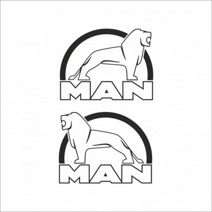 SET STICKERE CAMION MAN LEU NR.9 [1]