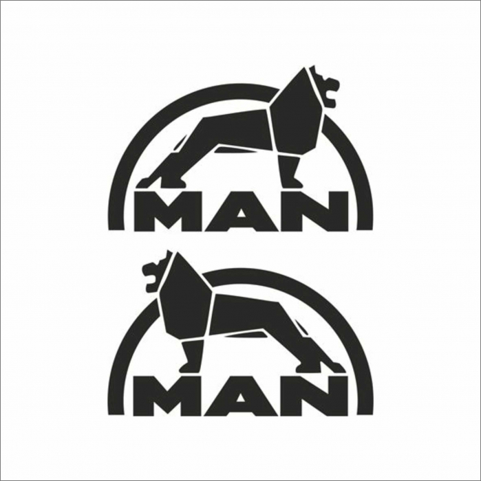 SET STICKERE CAMION MAN LEU NR.10 [1]