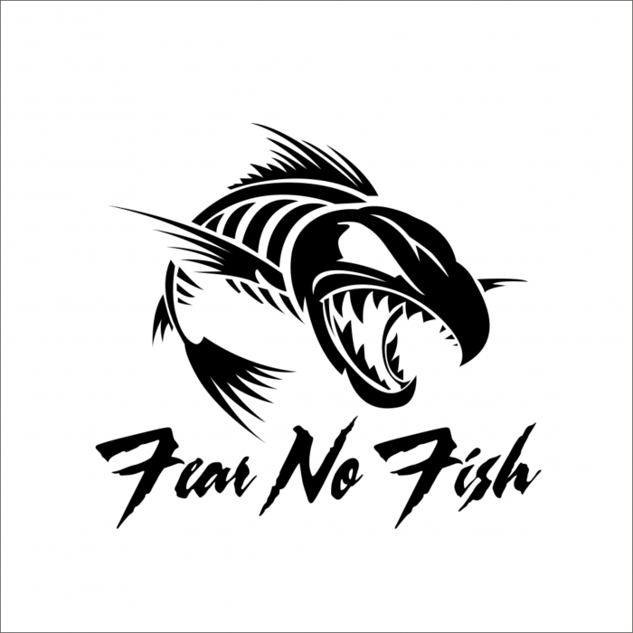 FEAR NO FISH STICKER [1]