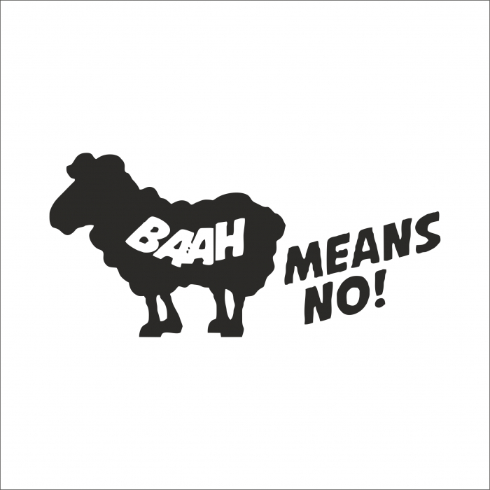BAAH MEANS NO [1]