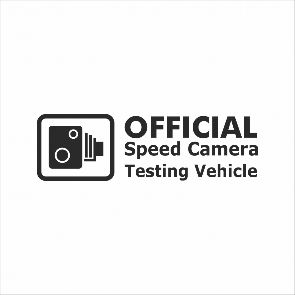 STICKER SPEED CAMERA TESTING VEHICLE [1]