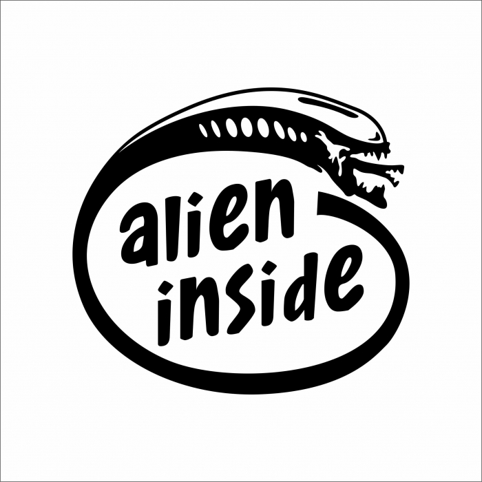STICKER ALIEN INSIDE [1]