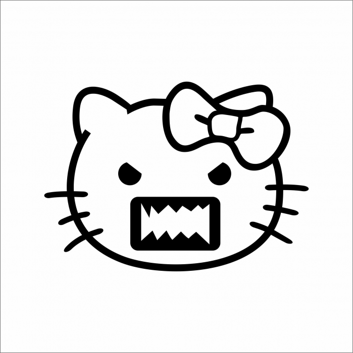 STICKER JDM KITTY [1]