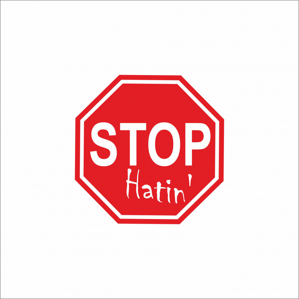 STICKER STOP HATING [1]