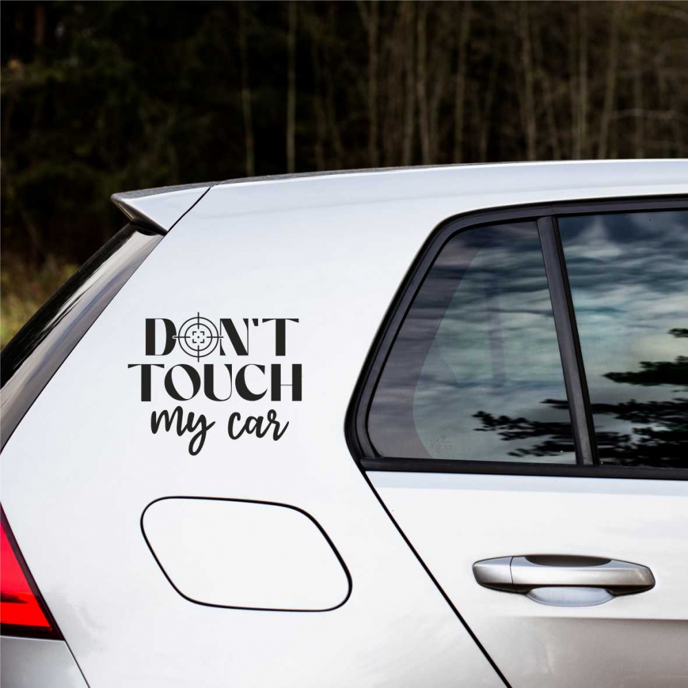 STICKER DON'T TOUCH MY CAR [1]