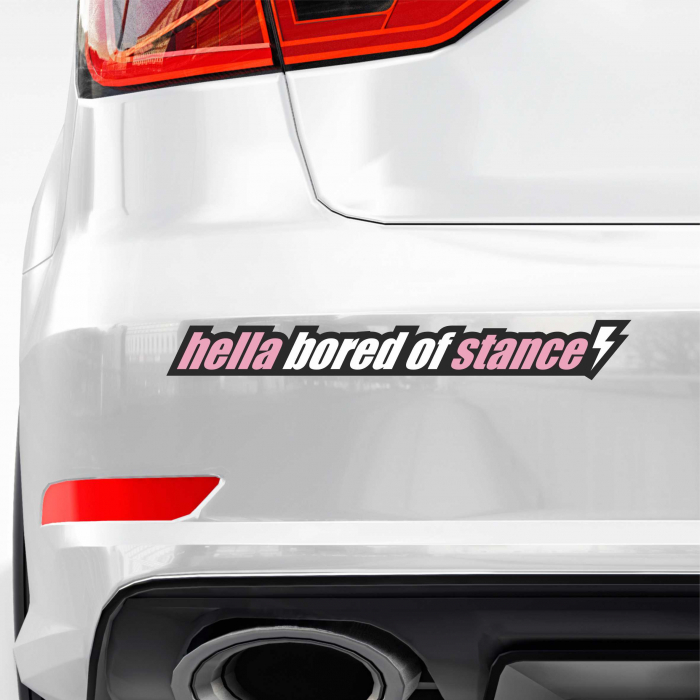 STICKER HELLA BORED OF STANCE [1]