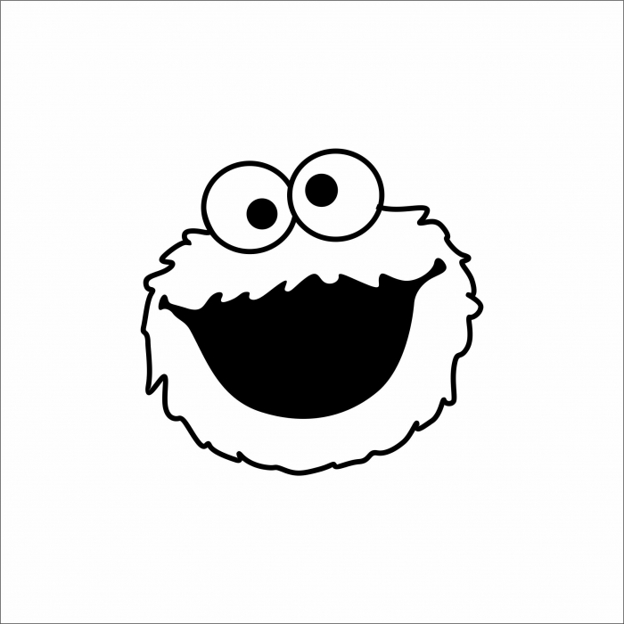 STICKER COOKIE MONSTER [1]